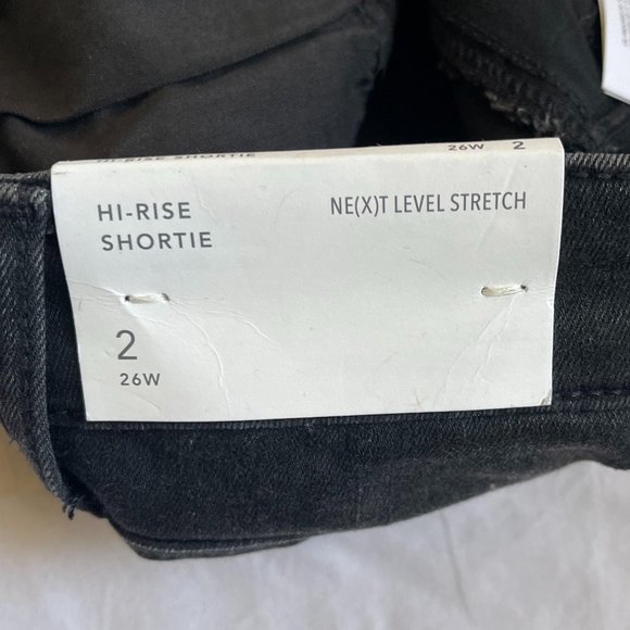 American Eagle Hi-Rise Shortie Ne(x)t Level Stretch Black Sz2 - Picture 2 of 4